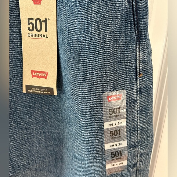 Levi’s 501 button fly original. Orange Tab and Tag. Brand new. 36x30 - Picture 5 of 5
